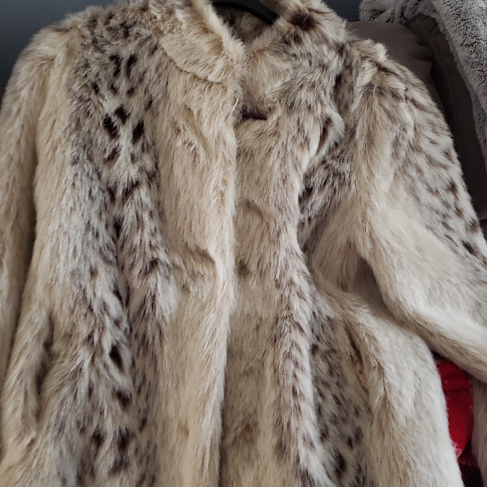 Ladies faux fur coat